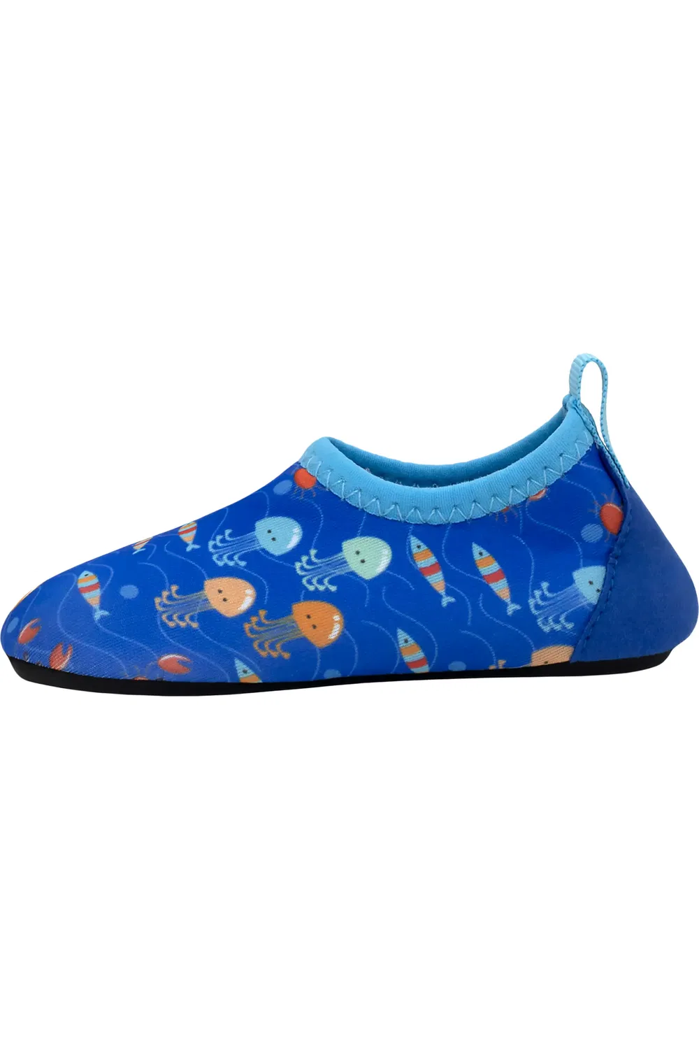 Детские кеды slip-on с океанским принтом Robeez, синий — фото 2