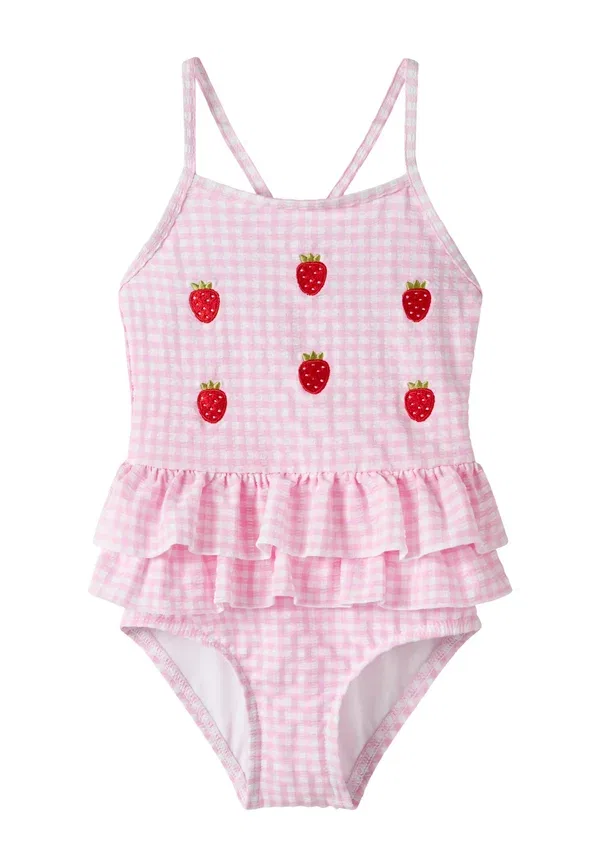 Купальник клетка zammer мadchen-badeanzug - swimsuit Name It розовый