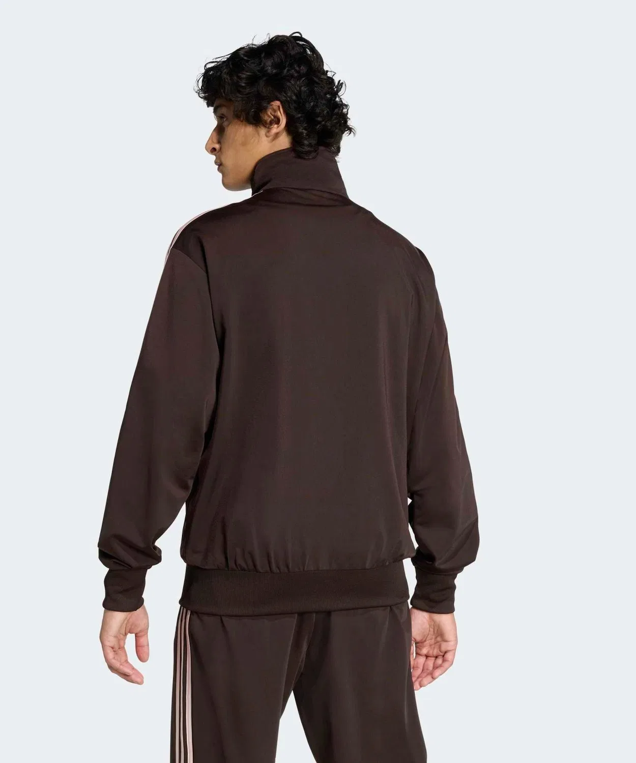 Мужская куртка-олимпийка с принтом Firebird Track Top Adidas, Brown — фото 4