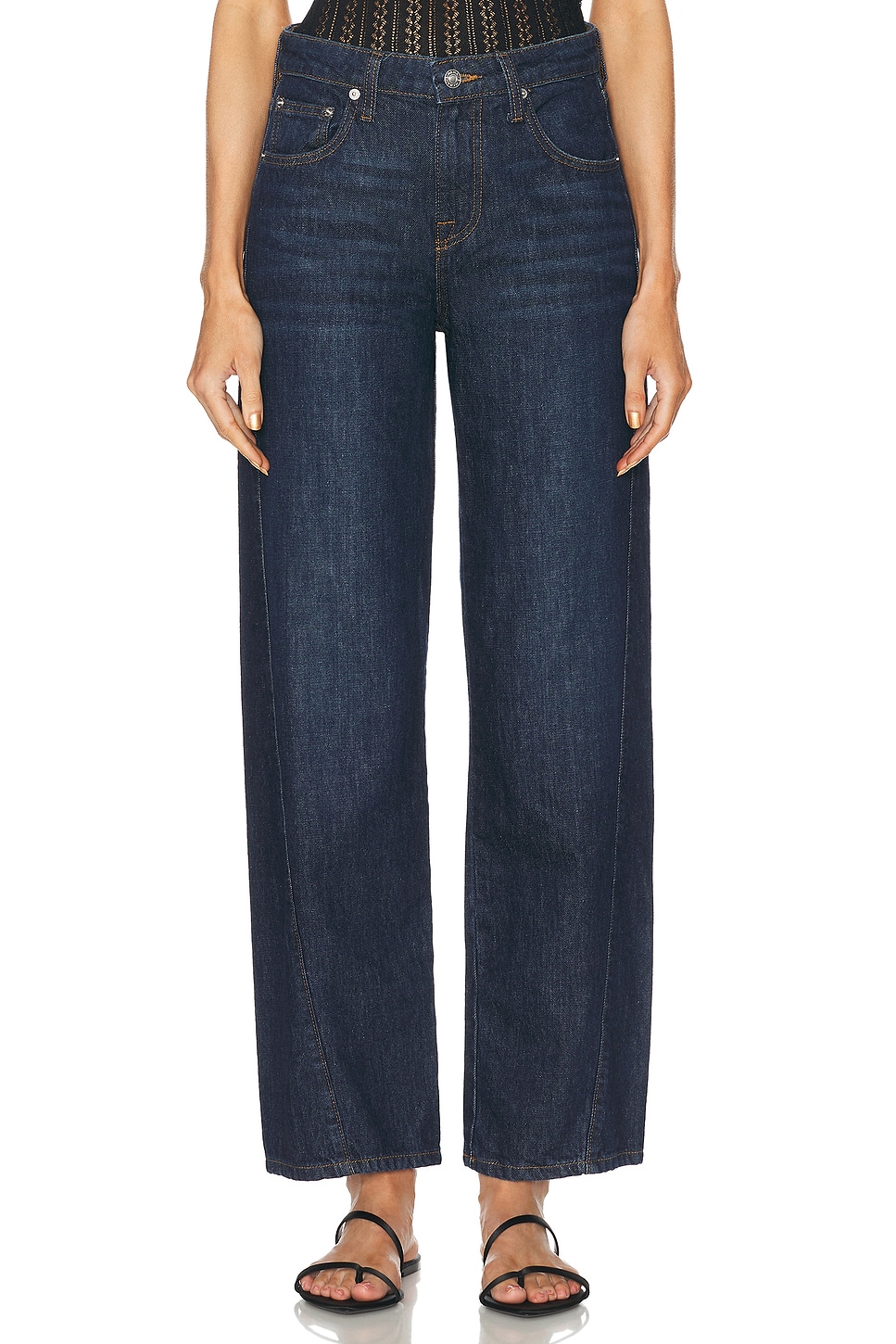 

Джинсы Sawyer Relaxed Tapered Simkhai, Twilight