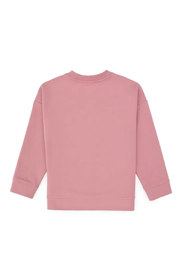 Детские свитшот для девочек с круглым вырезом U.S. Polo Assn., Orchid — фото 3