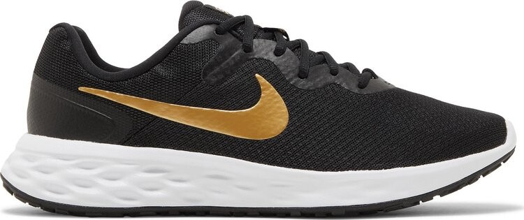

Кроссовки Nike Revolution 6 'Black Metallic Gold', черный