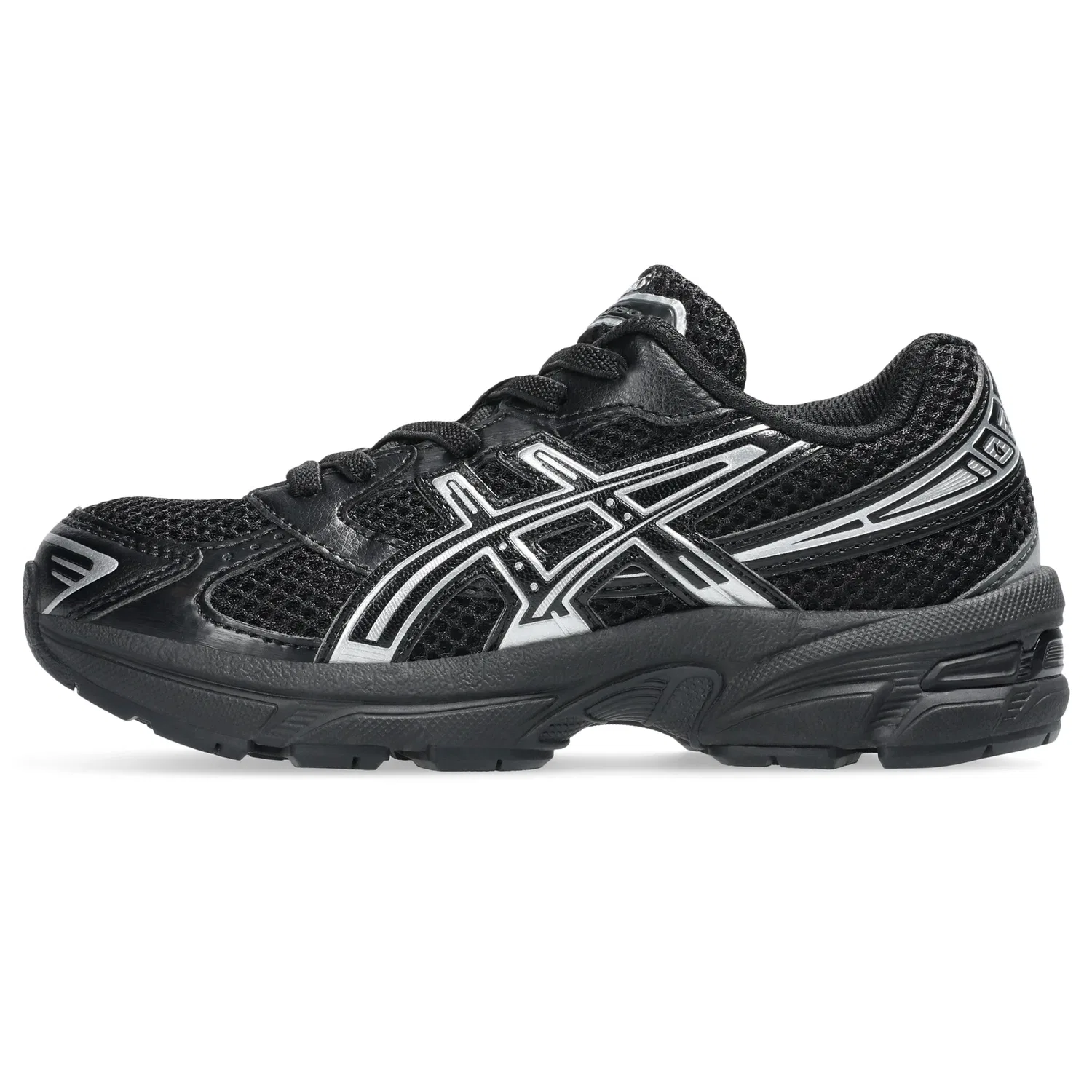 Детские кроссовки с технологией GEL ASICS SportStyle, Black/Pure Silver — фото 2