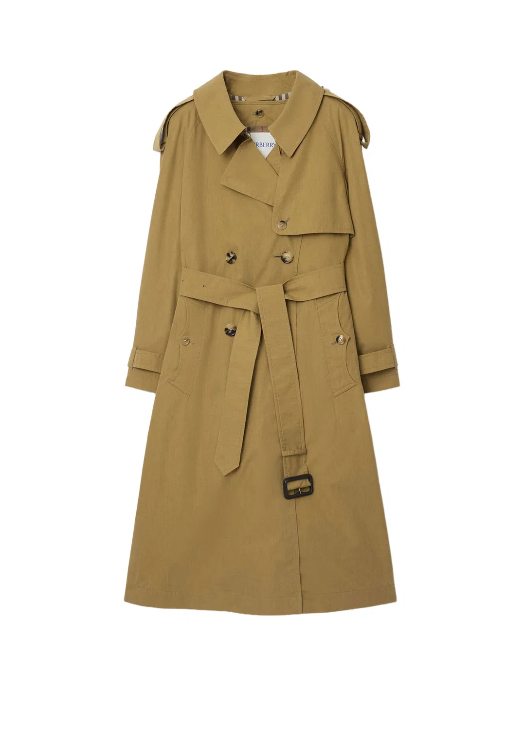 Тренчкот Burberry Fitzrovia, плащ, коричневый