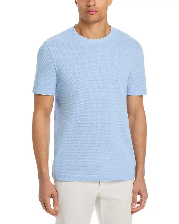 Мужская футболка с коротким рукавом Tiburt tee Boss, Light Pastel Blue