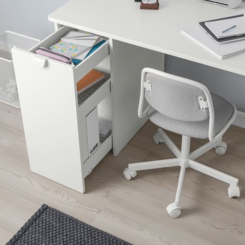 Детский стол IKEA Larande, 120x58 см, белый — фото 3