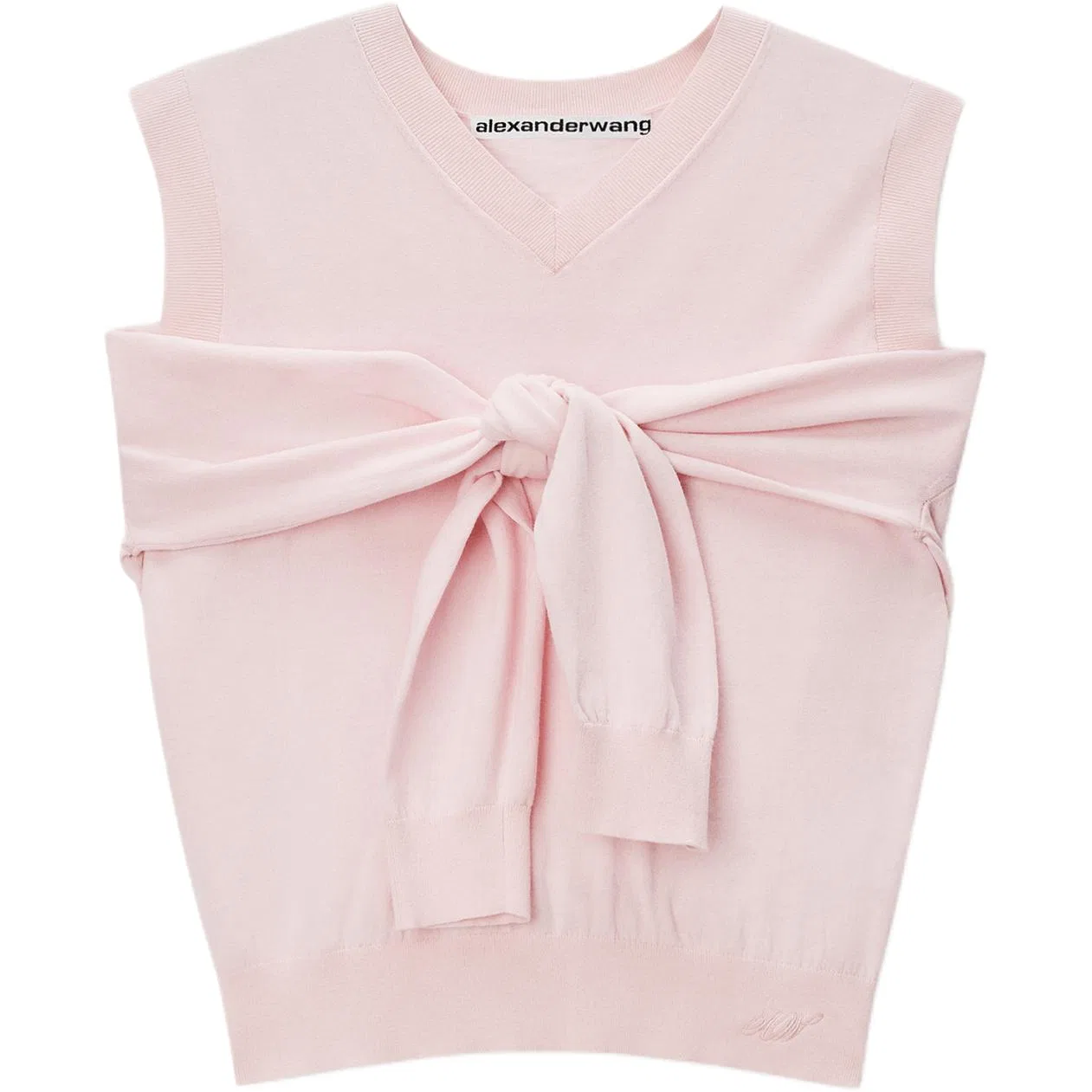 Женский топ с V-образным вырезом Alexander Wang, Pink