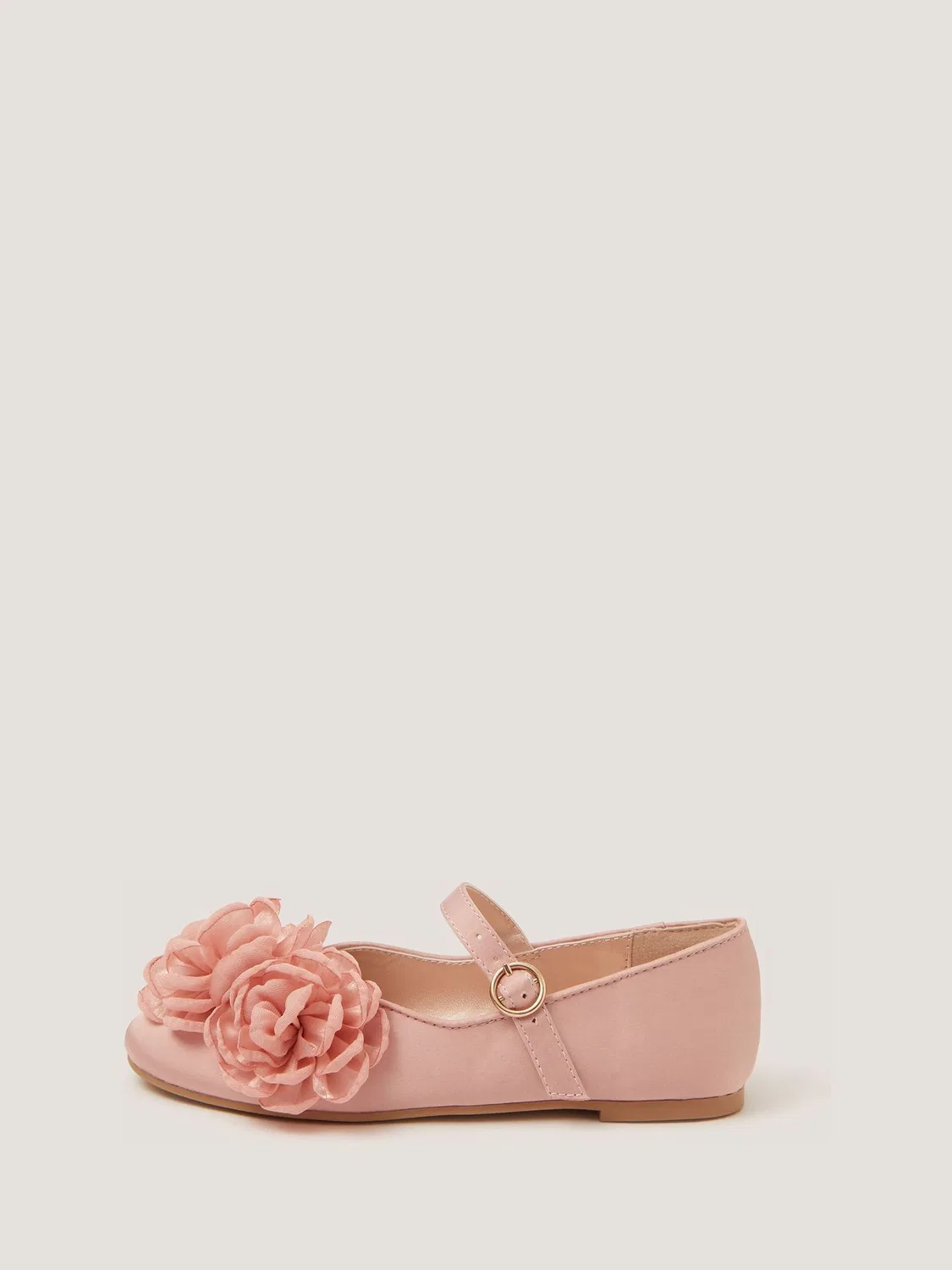 Балетки Monsoon Pink Corsage Mary Jane, розовый