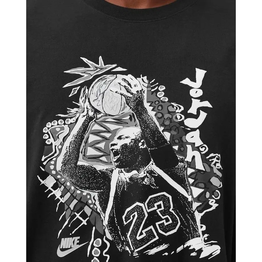 Футболка с коротким рукавом с принтом Jordan Vintage Graphic Nike, Черный — фото 4