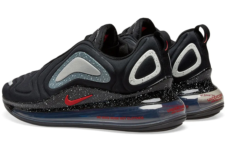 Кроссовки Nike UNDERCOVER X AIR MAX 720 'BLACK', черный — фото 4
