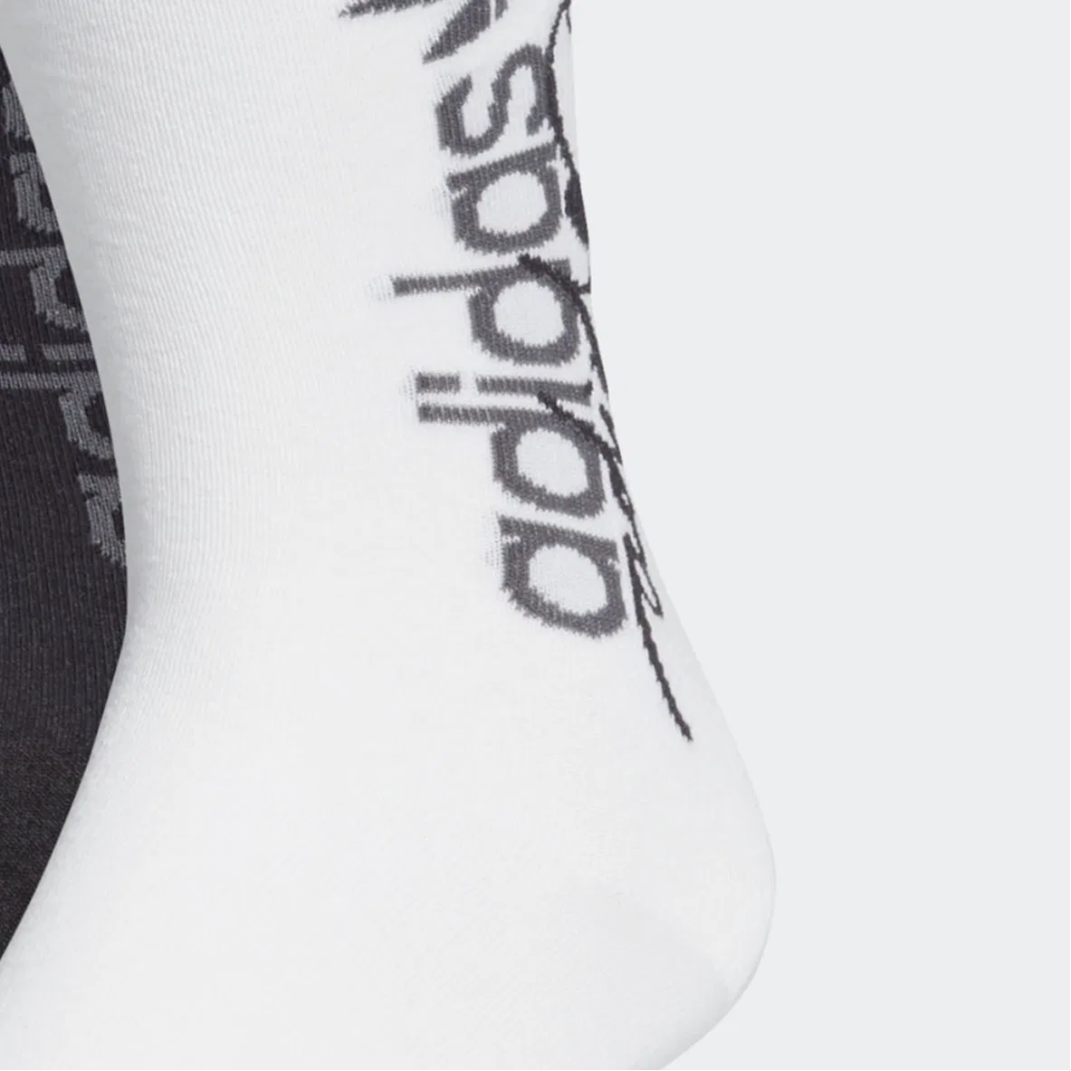 Детские носки с логотипом 2 шт. Adidas Originals, White/Black — фото 2