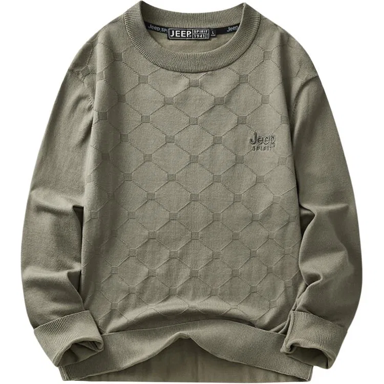 Детский джемпер с круглым вырезом JEEP SPIRIT, Military Gray