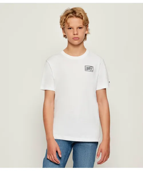 

Футболка с подписью Regular fit Tommy Hilfiger, белый