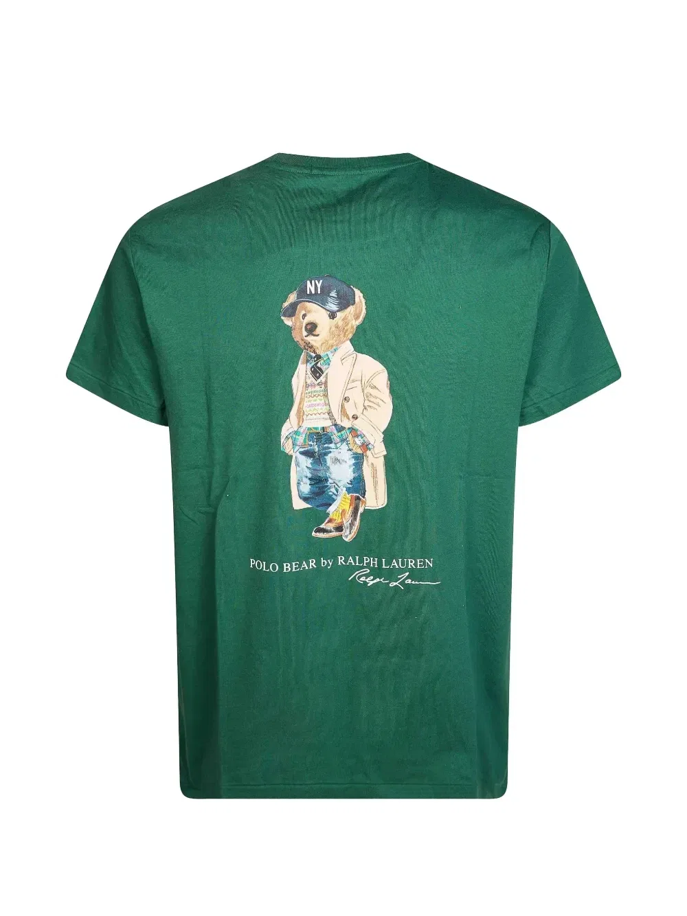 Футболка Polo Bear облегающего кроя Polo Ralph Lauren, зеленый — фото 2