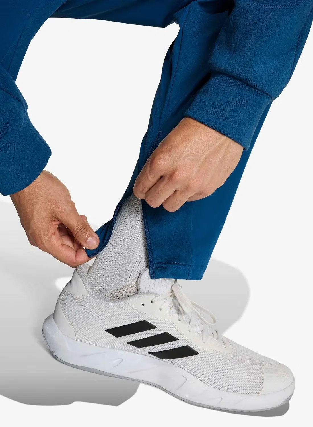 Джоггеры тренировочные с зауженным кроем D4T Adidas, петроль — фото 4