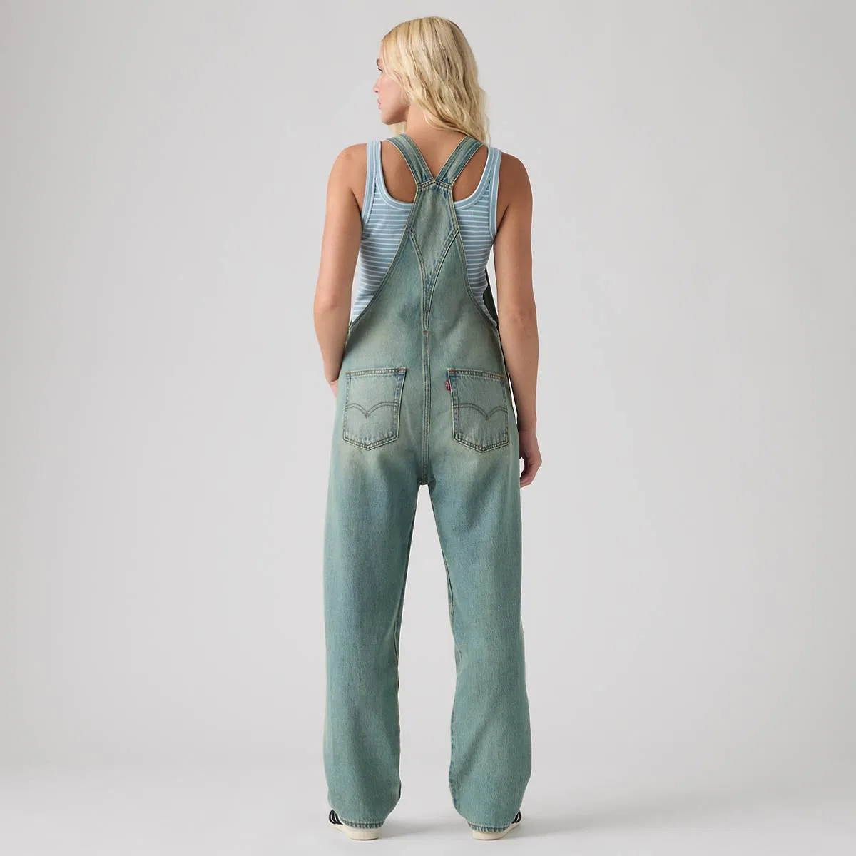 Винтажный джинсовый комбинезон Levi's, Time To Dust Ovrall - Medium Wash — фото 3
