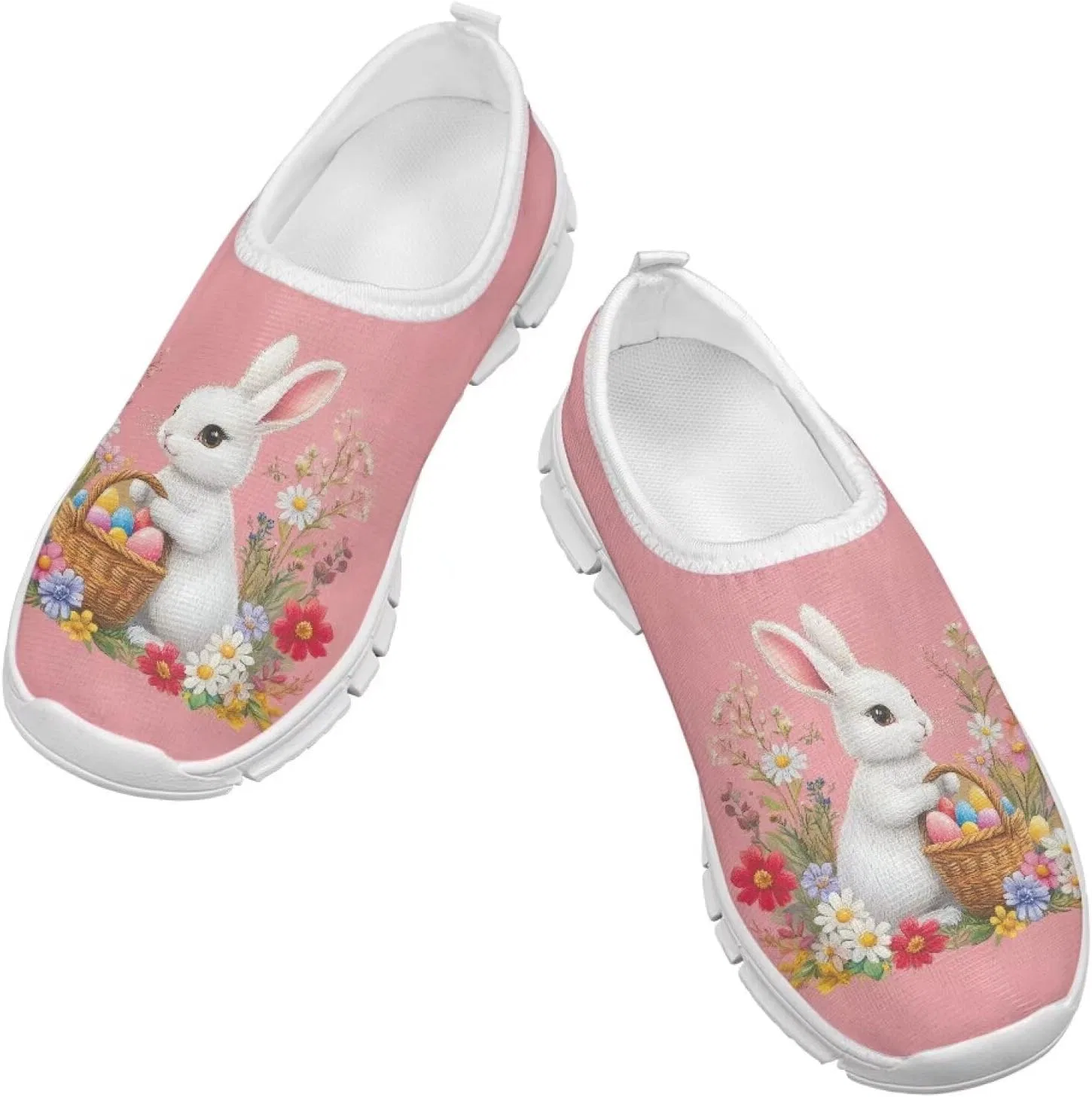 Детские кроссовки для девочек с сетчатым верхом TODIYADDU, Elegant Bunny — фото 3