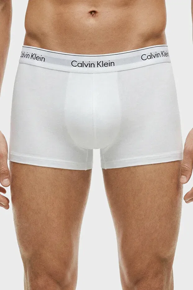 Мужские боксеры с принтом 3 шт Calvin Klein, Black-White-Black — фото 2