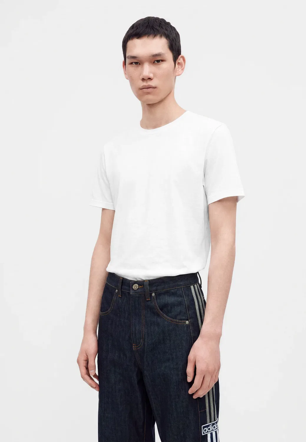 Джинсы Adibreak унисекс свободного кроя Adidas Originals, Indigo Denim — фото 4