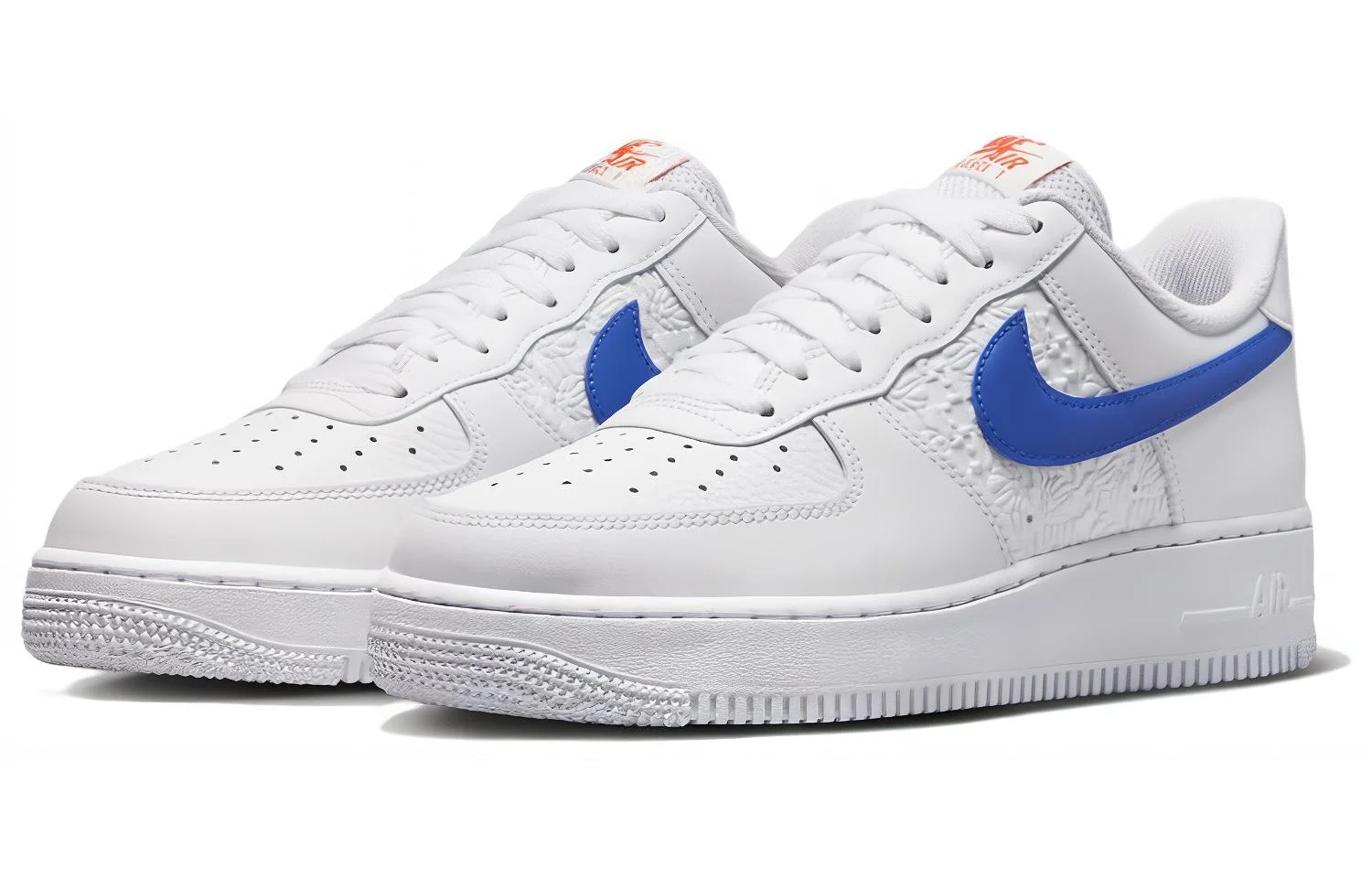 Кроссовки Nike Air Force 1 '07 'Embossed Hoops - Racer Blue' — фото 3