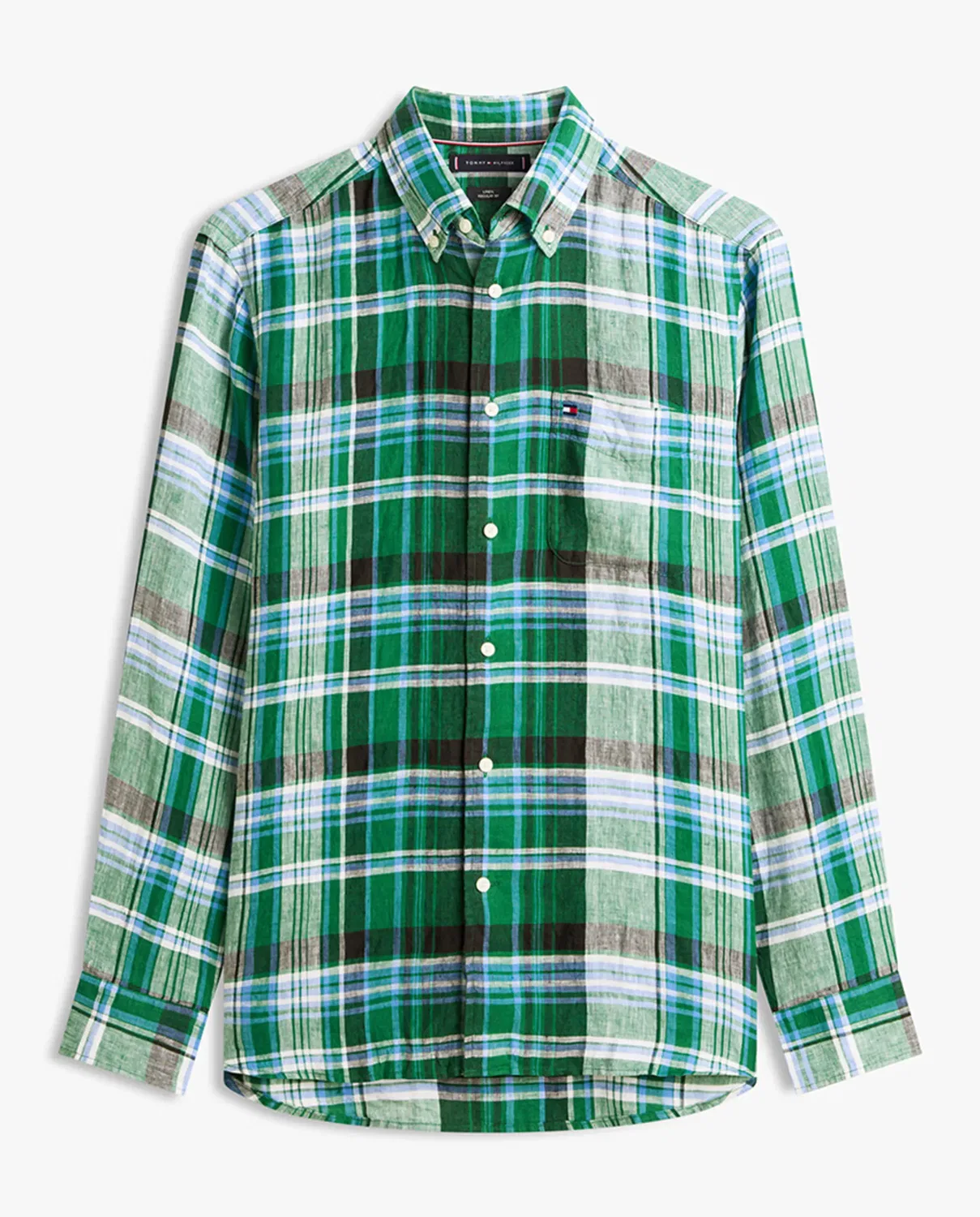 Мужская рубашка с длинным рукавом с принтом Tommy Hilfiger, Multicolor — фото 3