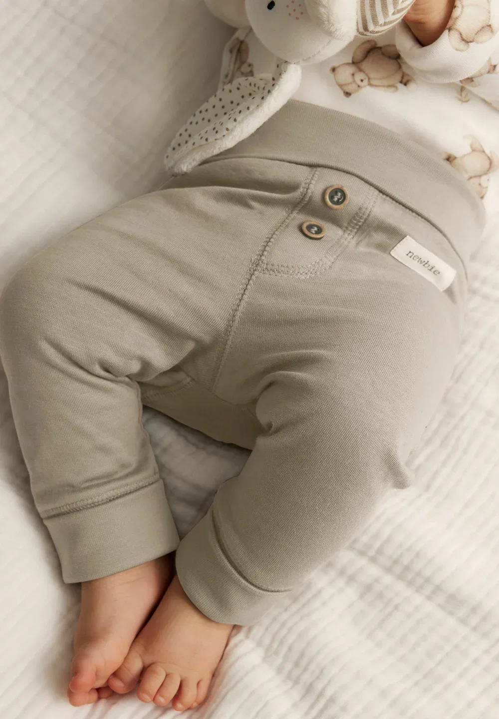 Детские леггинсы унисекс - леггинсы - брюки Newbie, Beige