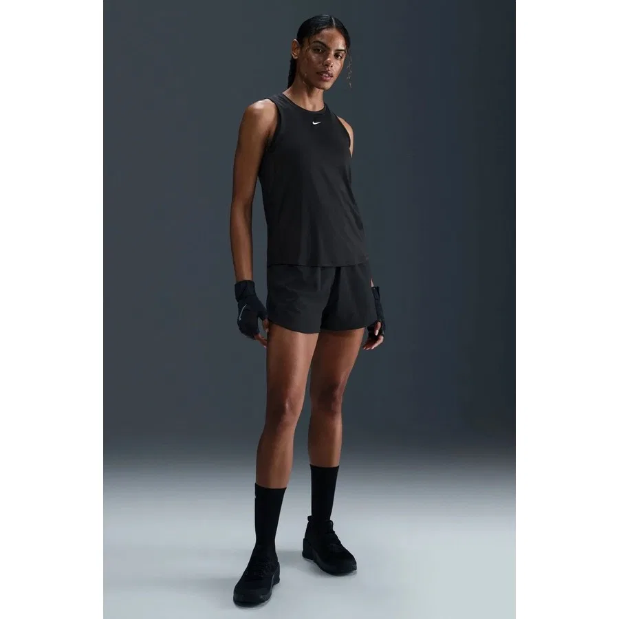 Женский топ без рукавов Nike One Classic Dri-FIT, Черный — фото 4