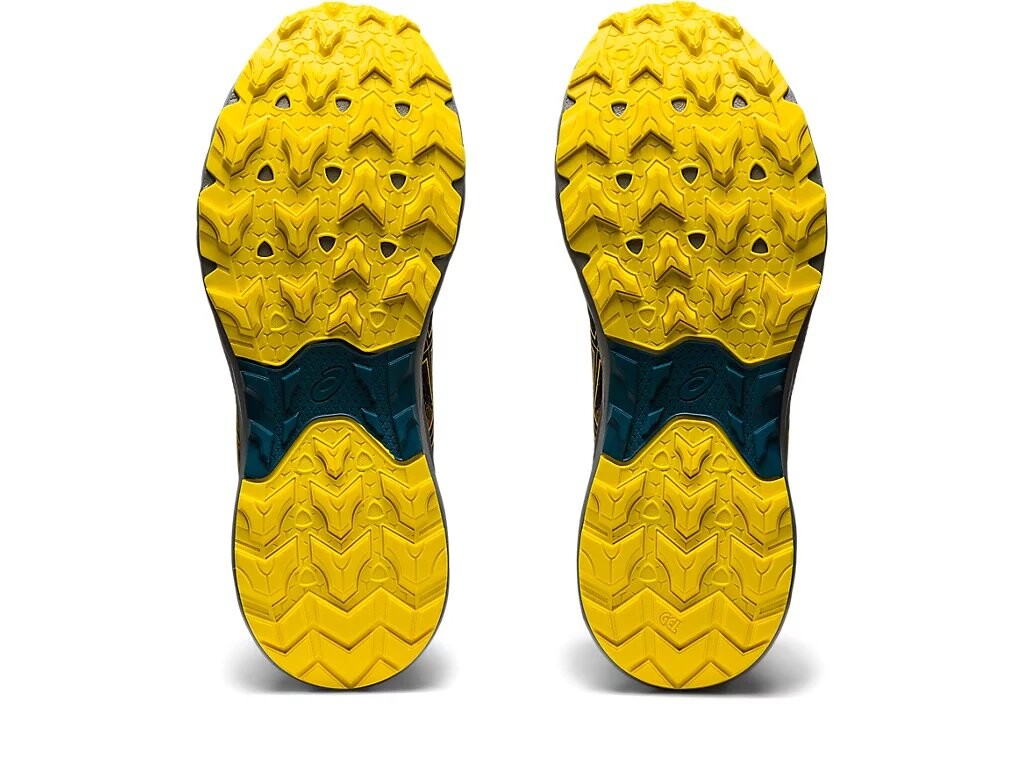 Кроссовки Asics Gel Venture 9 'Black Golden Yellow', черный/оранжевый — фото 3