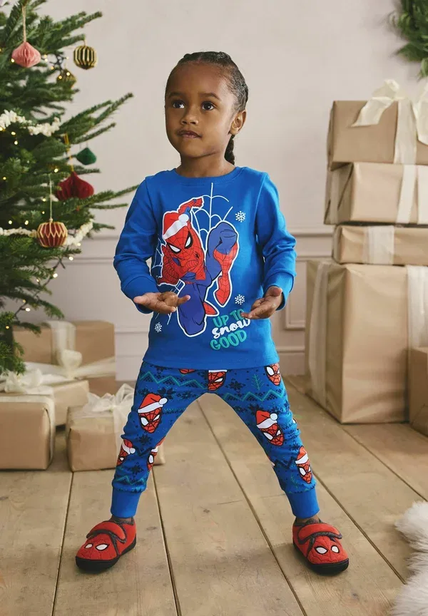 Комплект пижамы с принтом Regular fit Next, blue/red Spiderman, красный — фото 2