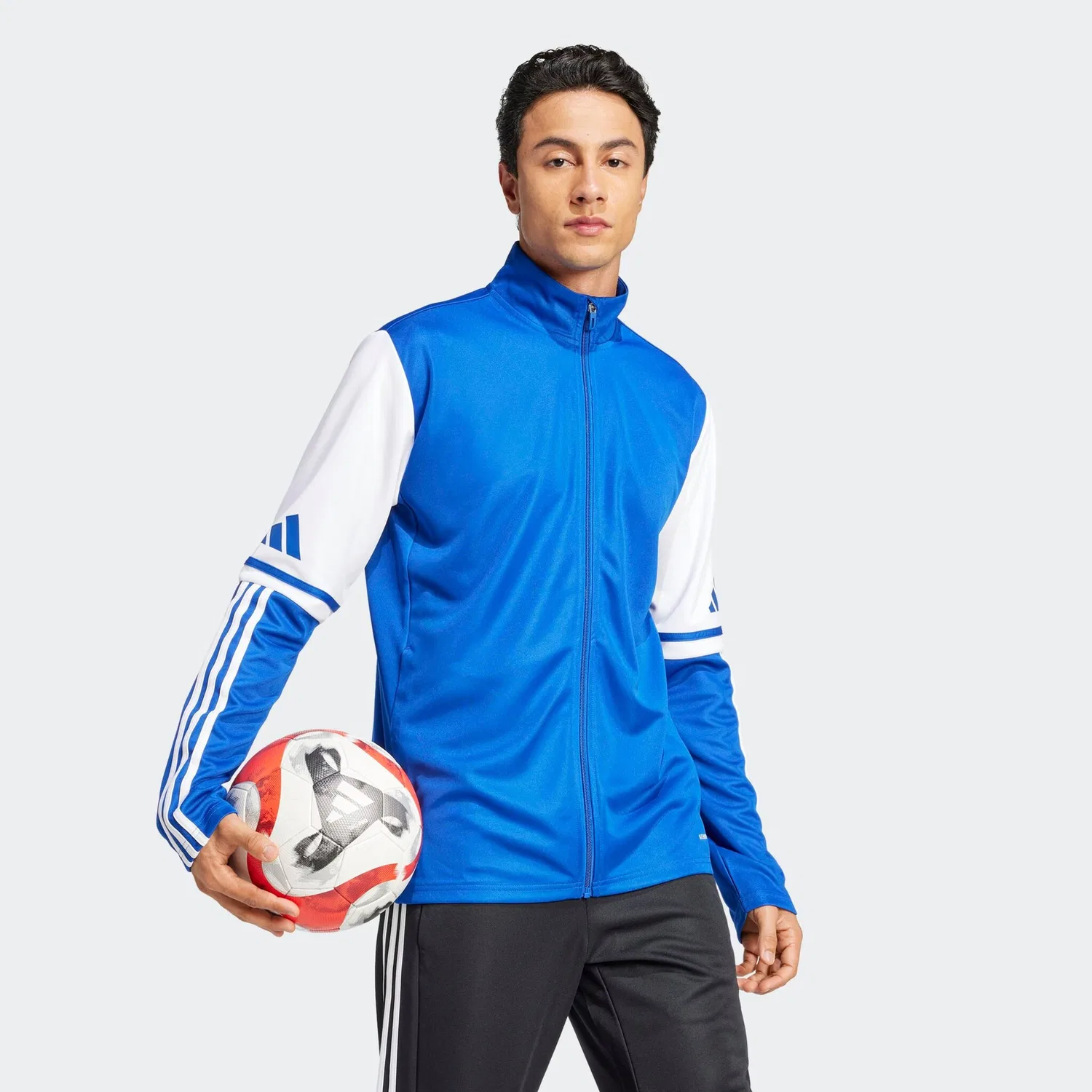 Мужская тренировочная куртка AEROREADY Squadra 25 Adidas, Royal Blue/White — фото 2