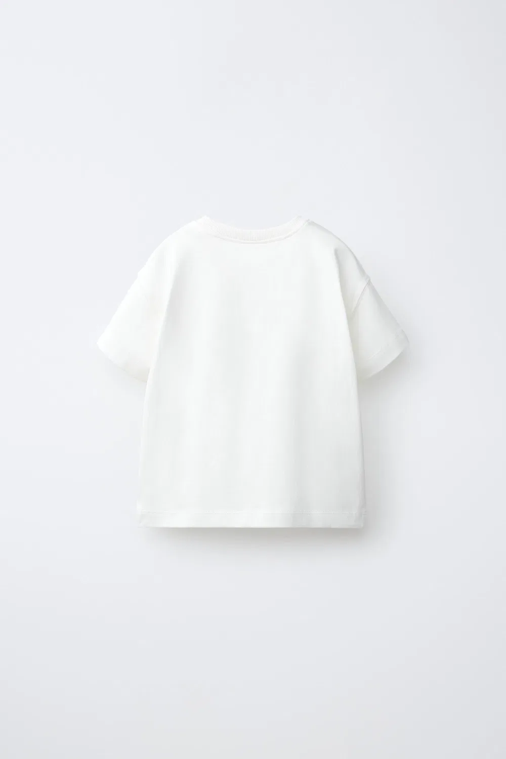 Футболка с вышитым карманом ZARA, White — фото 2