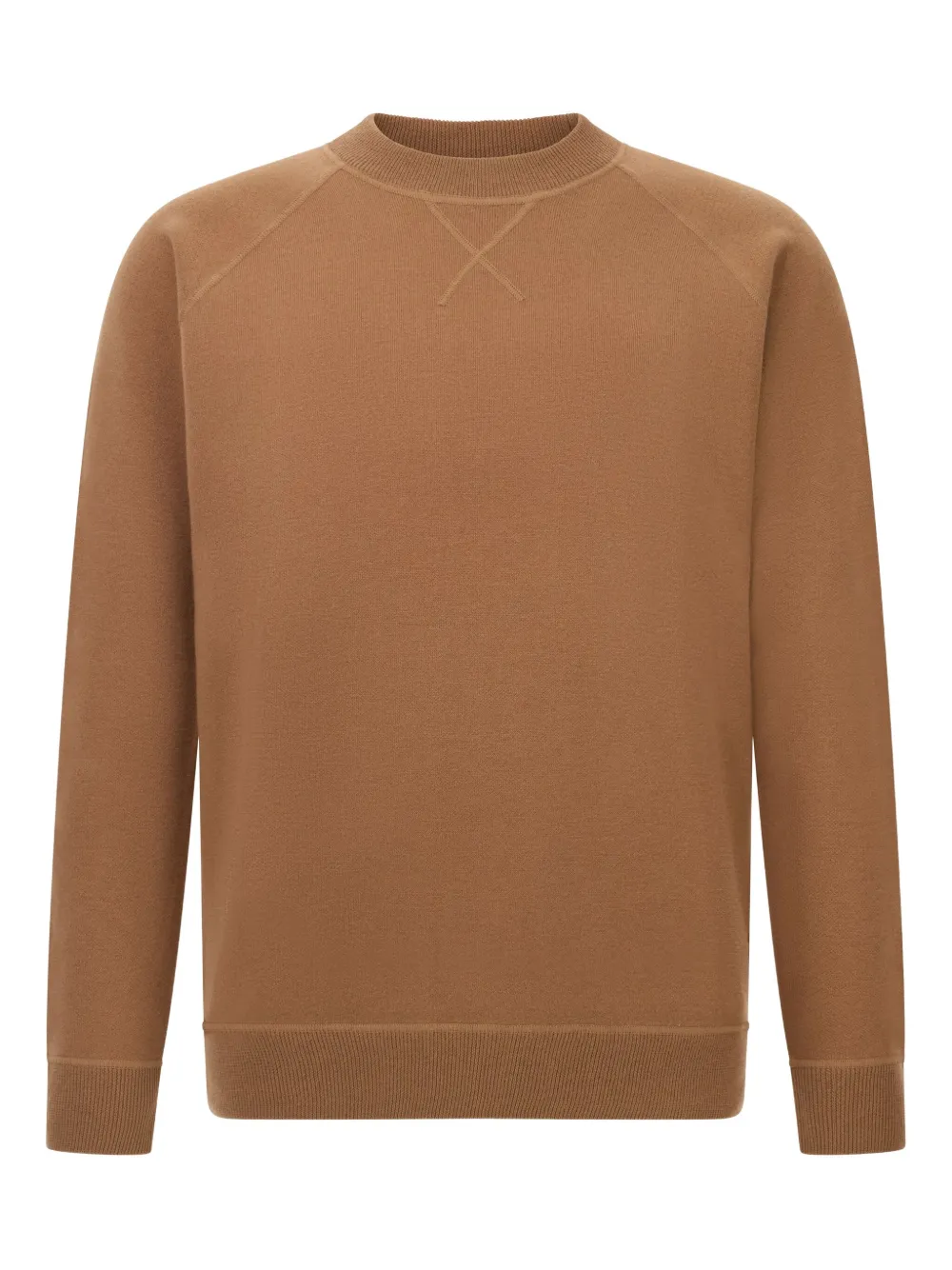 

Свитер с круглым вырезом Boggi Milano, коричневый