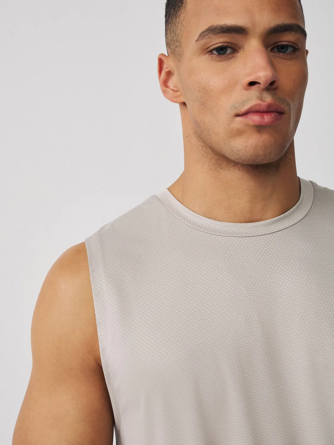 Майка тренировочная Active Gym Textured Next, Neutral Stone — фото 4