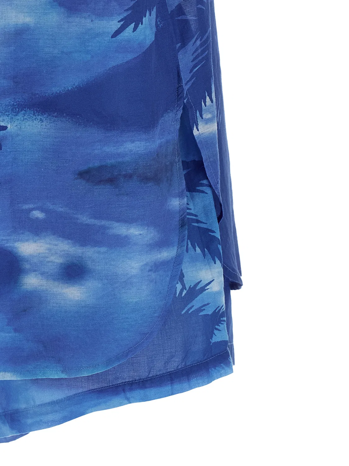 Детский комплект рубашка и шорты с принтом Palme Polo Ralph Lauren, Blue — фото 3