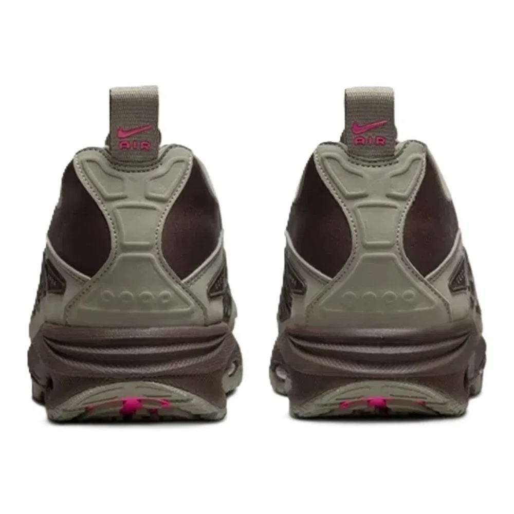 Детские спортивные кроссовки с фермуаром и скрытой шнуровкой Air Max Sndr Light Army Nike — фото 4