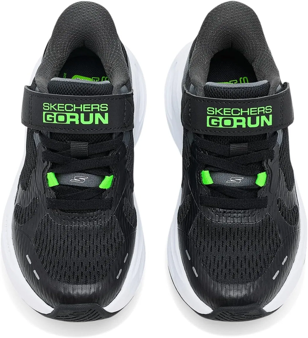 Детские кроссовки для мальчиков с технологией Hands Free Slip-ins Glide-Step 404206l Skechers, Black — фото 3