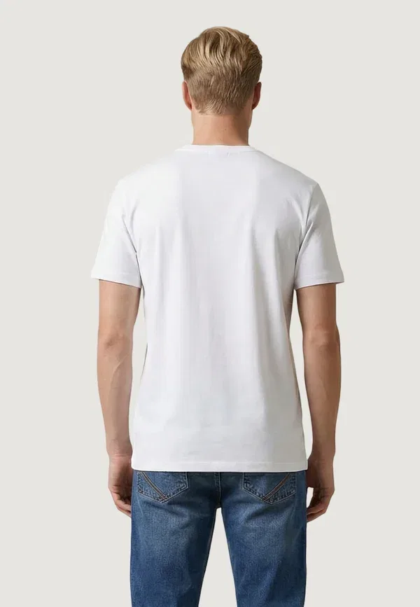 Футболка хлопковая Mick-basic U.S. Polo Assn., white, белый — фото 3