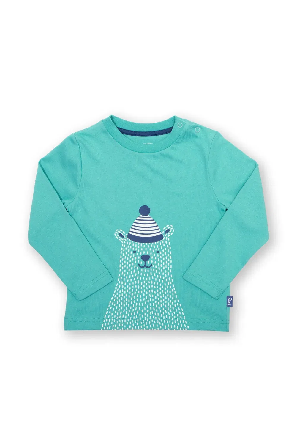 Детская футболка с принтом Hello bear Kite, Blue