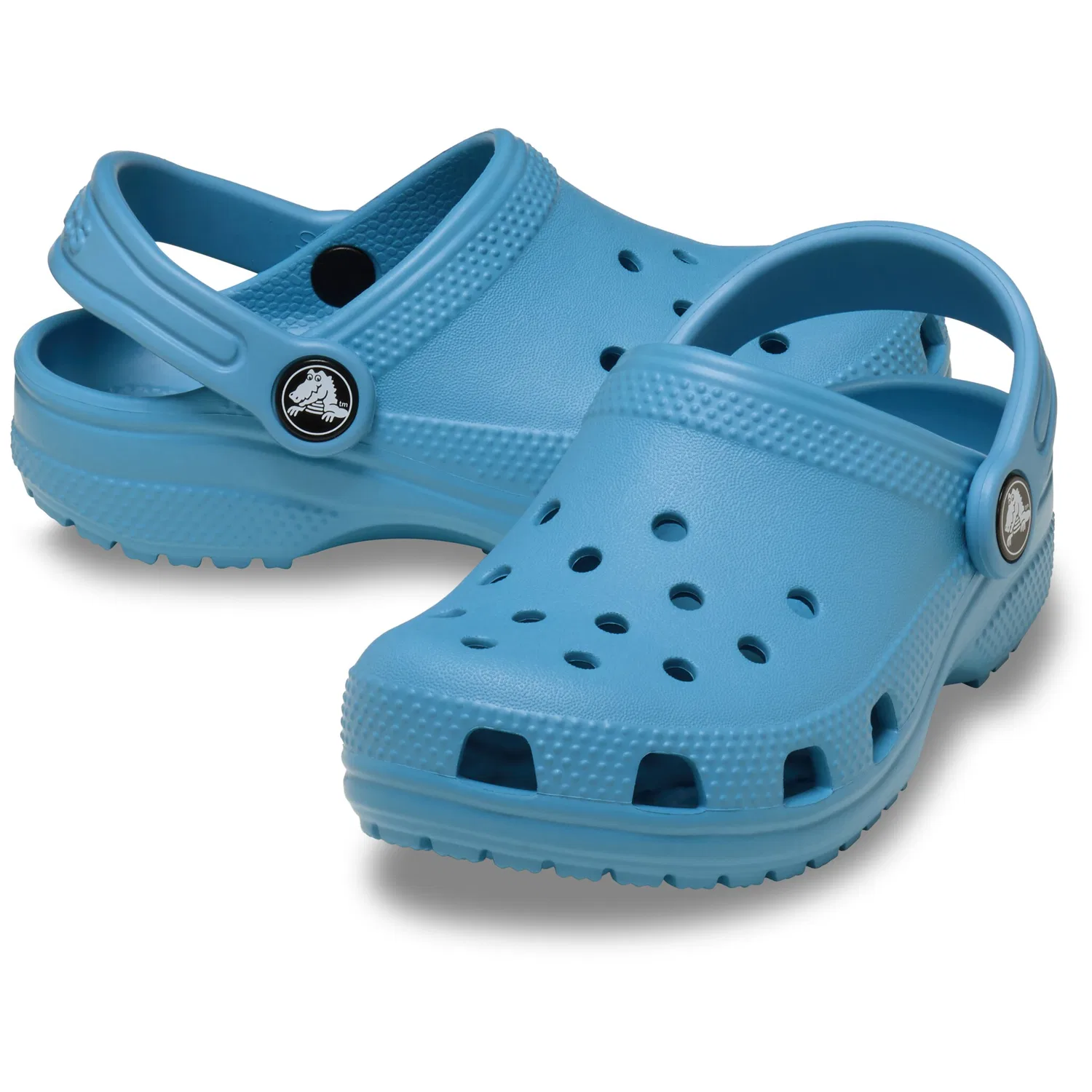 Детские клоги с ремешком на пятке Crocs, Elite Blue — фото 4