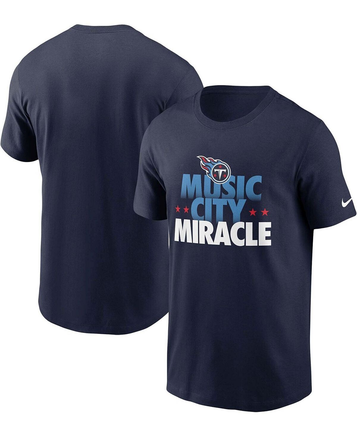Мужская темно-синяя футболка tennessee titans hometown collection music city Nike, синий — фото 2