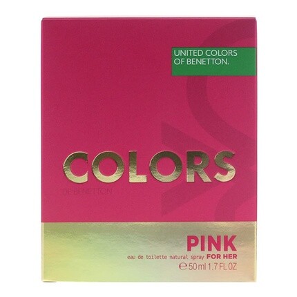 Туалетная вода Benetton Pink by United Colors для женщин, 50 мл — фото 2