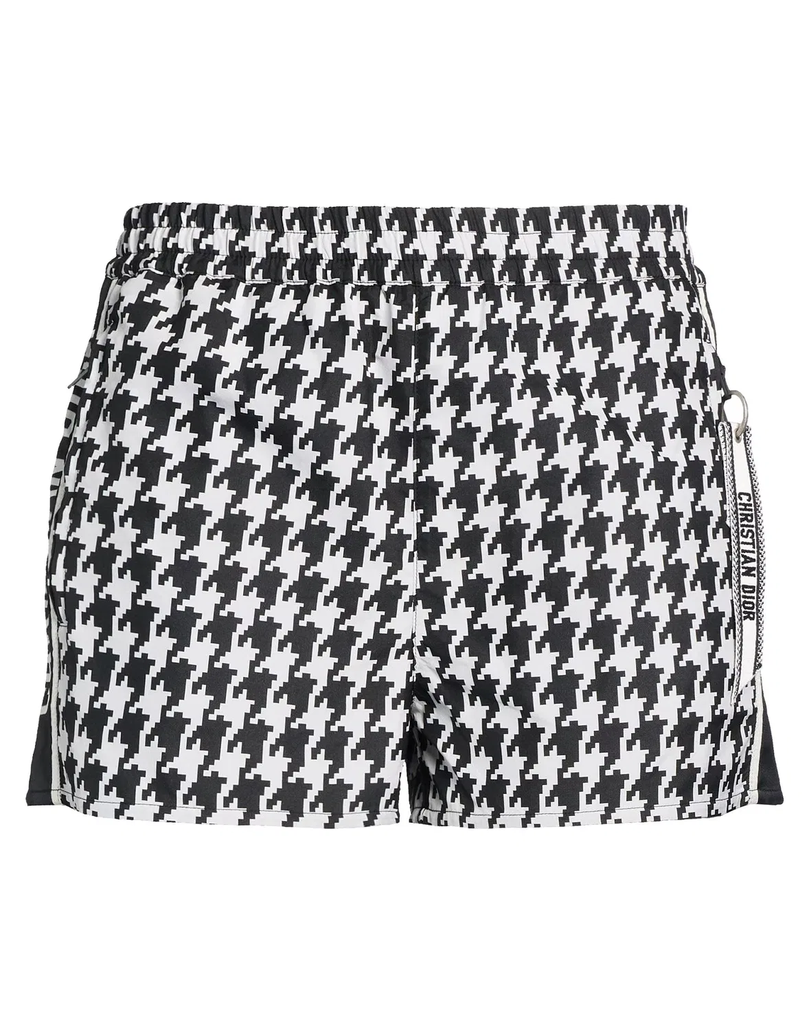 Женские шорты с принтом "Houndstooth" Dior, черный
