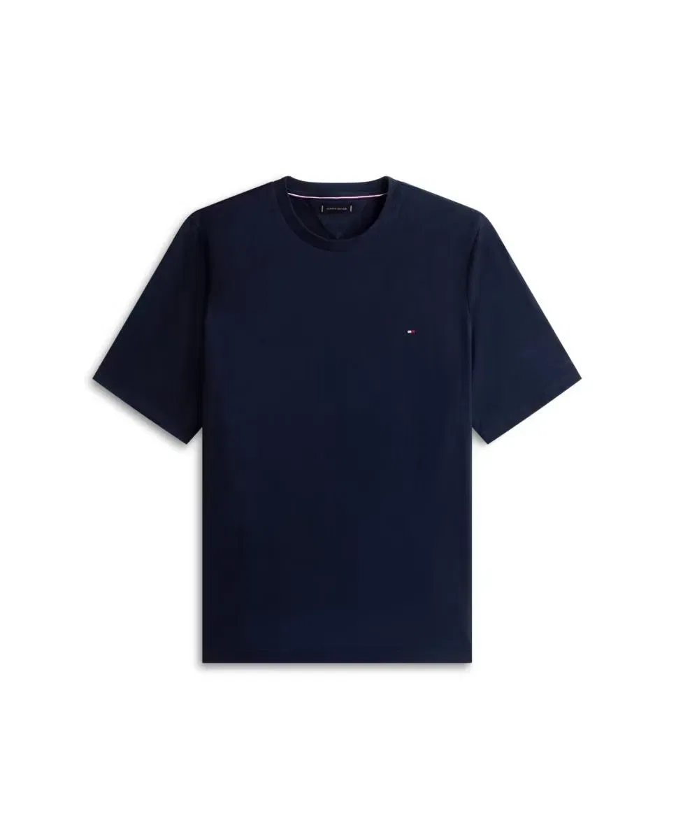 Мужская футболка с коротким рукавом из хлопка Tommy Hilfiger, Azul Marino — фото 4