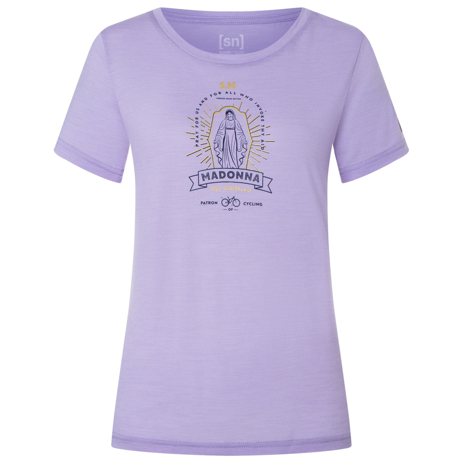 

Футболка Super.Natural Santa Patrona Tee, цвет Lavender/Blueberry/Gold