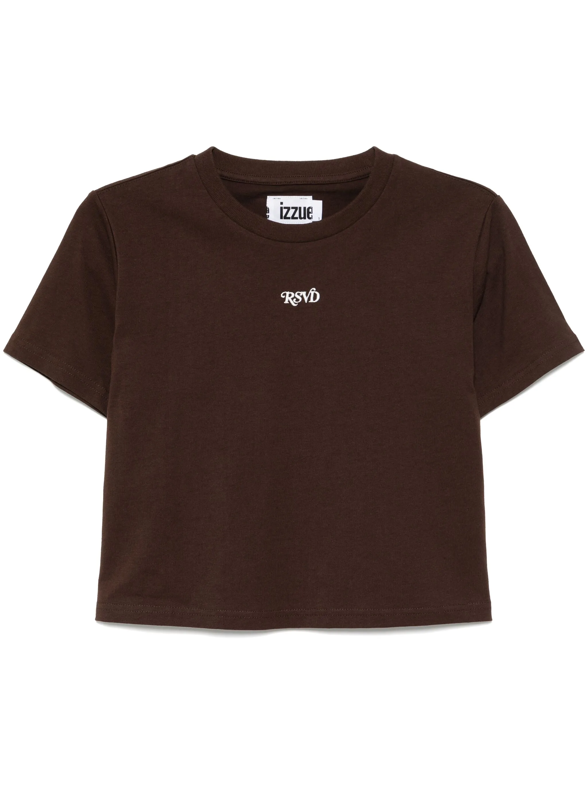

Футболка с вышивкой Izzue, коричневый