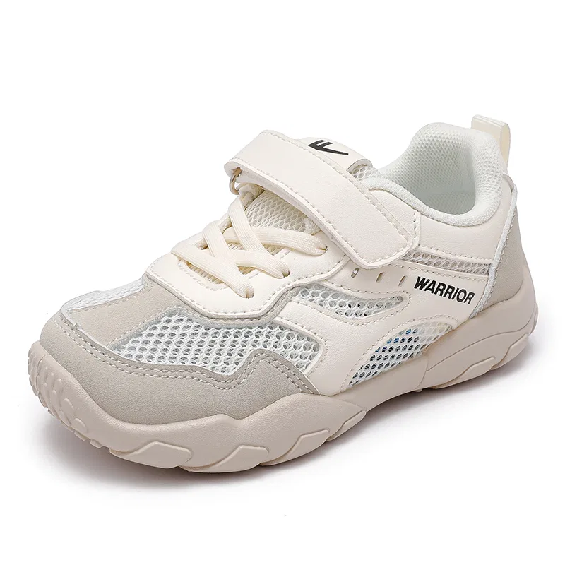 Детские кеды из текстиля и искусственной кожи Beige Gray WARRIOR