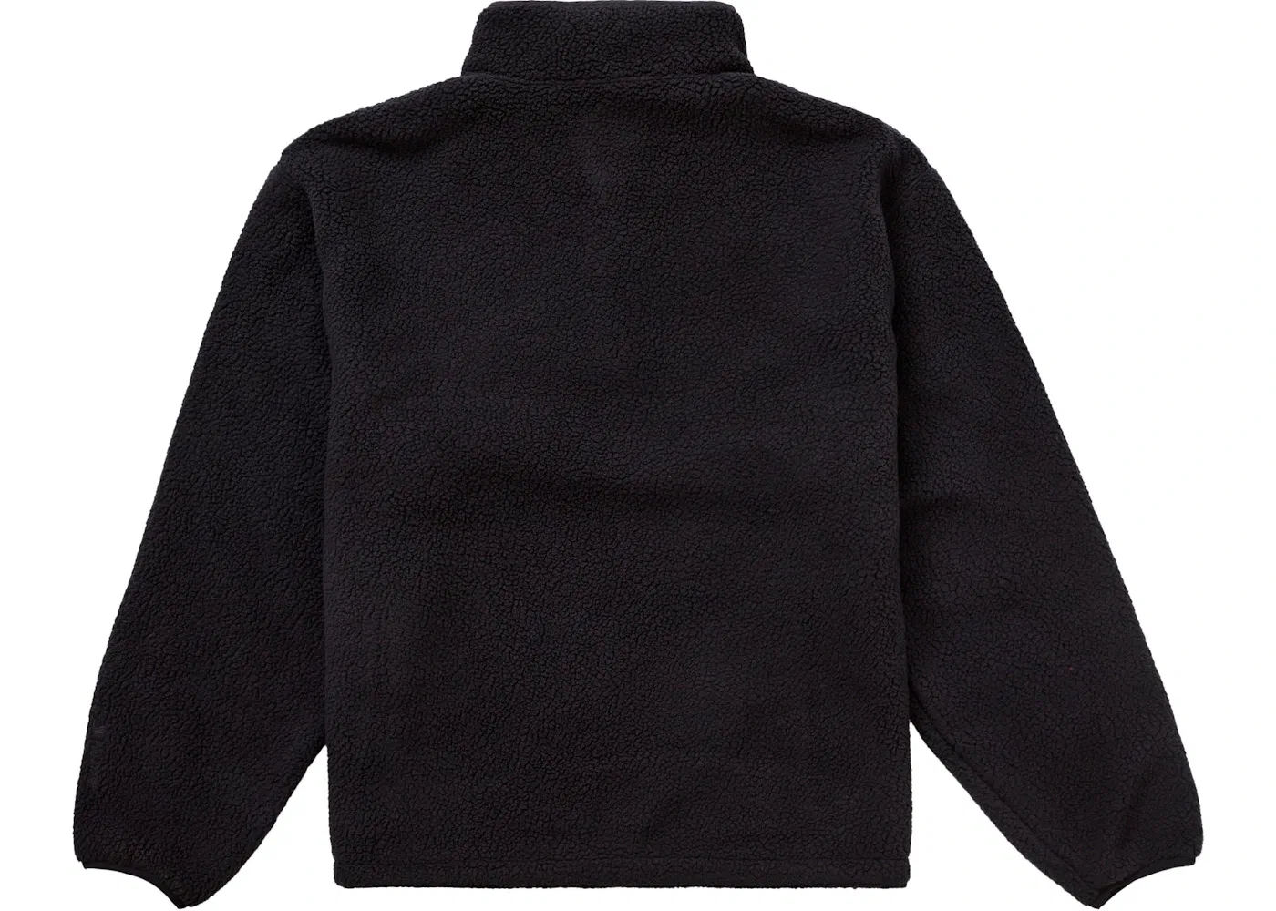 Мужской пуловер с принтом Supreme Polartec Shearling Reversible Pullover (FW24), Black — фото 2