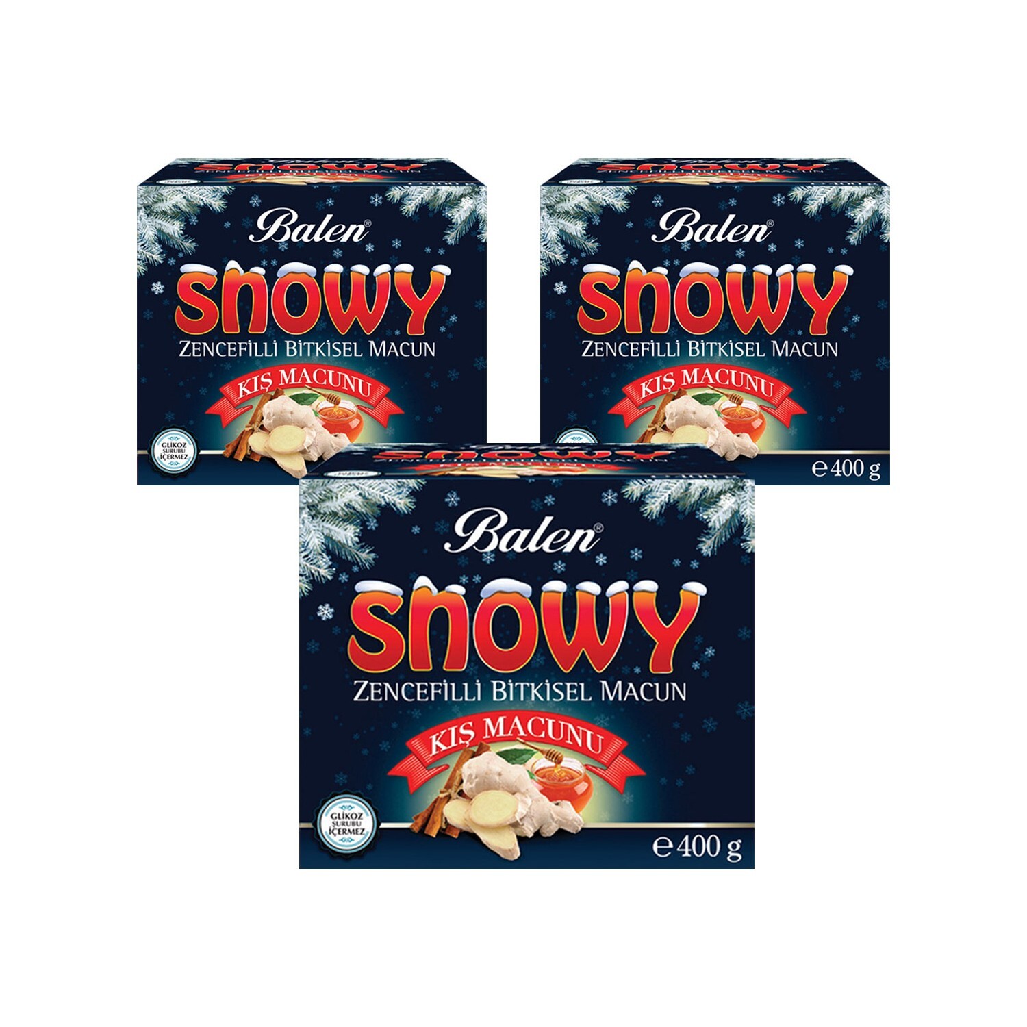 

Добавка Balen Snowy Ginger Herbal Paste, 3 упаковки по 400 гр