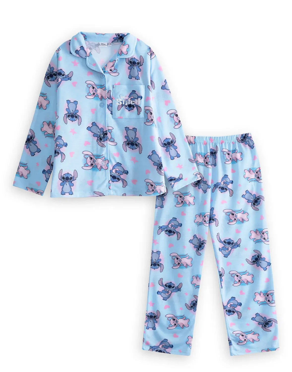 Детская пижама с длинным рукавом и длинной штаниной Disney, Blue