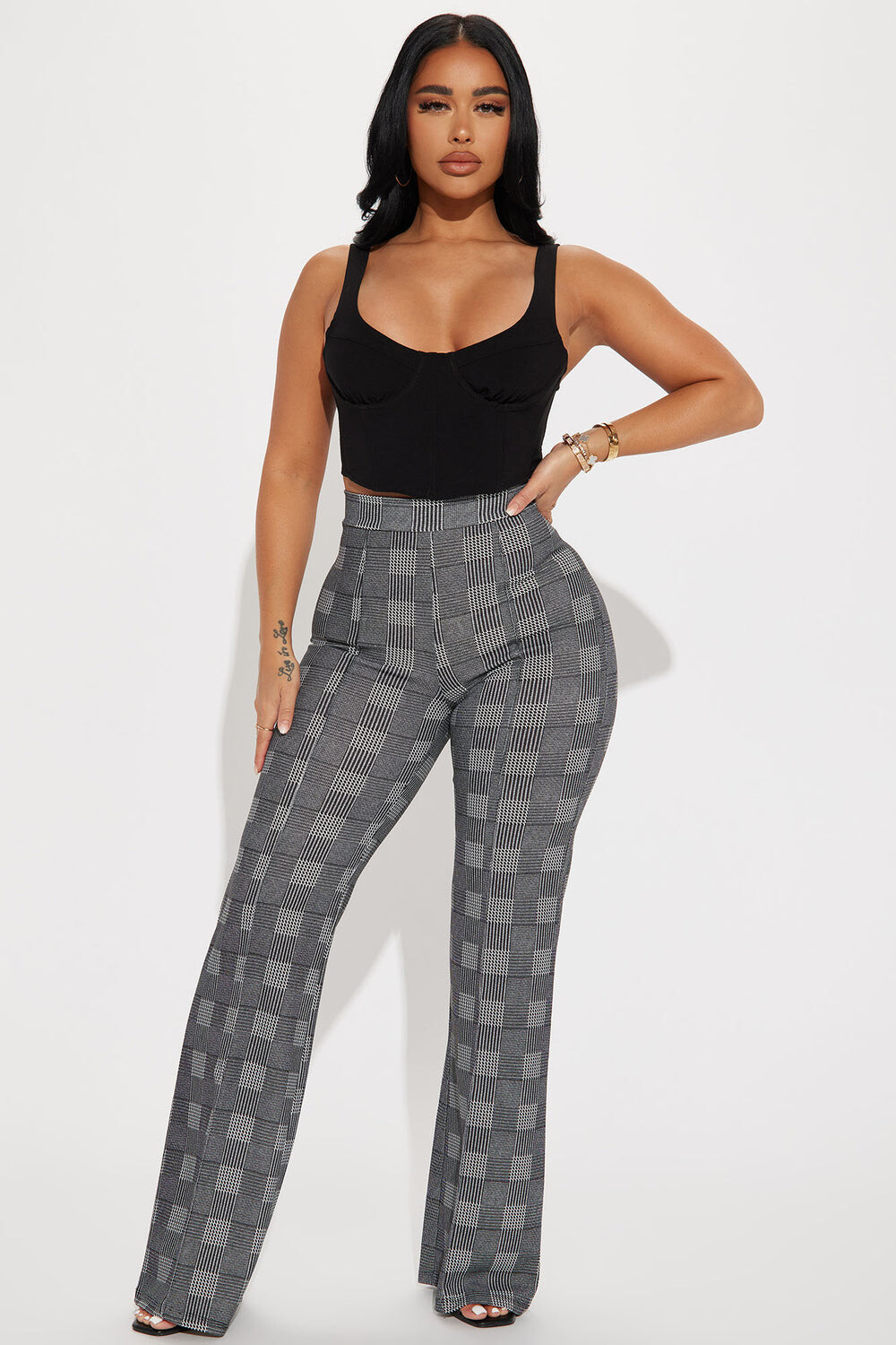 

Платье Fashion Nova P9683Plaid, черный